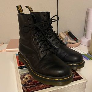 Classic Matte Black Doc Marten Pascal Boots